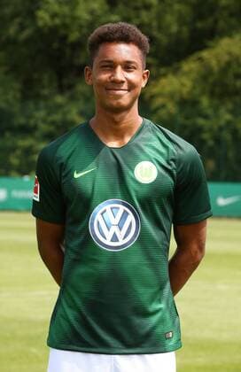 Ohis Felix Uduokhai Fußball Fussball DFL erste 1.Bundesliga Herren Saison 2018 2019 20.07.2018 VfL Wolfsburg Porträttermin , Porträt, Vorstellung, Präsentation, Pressetermin