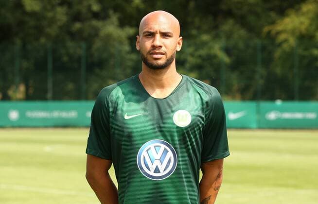 John Anthony Brooks Fußball Fussball DFL erste 1.Bundesliga Herren Saison 2018 2019 20.07.2018 VfL Wolfsburg Porträttermin , Porträt, Vorstellung, Präsentation, Pressetermin