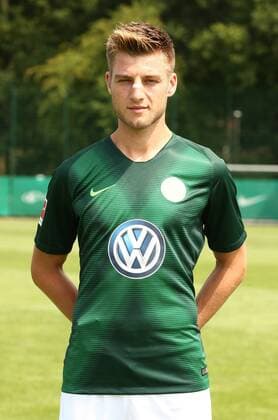 Robin Knoche Fußball Fussball DFL erste 1.Bundesliga Herren Saison 2018 2019 20.07.2018 VfL Wolfsburg Porträttermin , Porträt, Vorstellung, Präsentation, Pressetermin