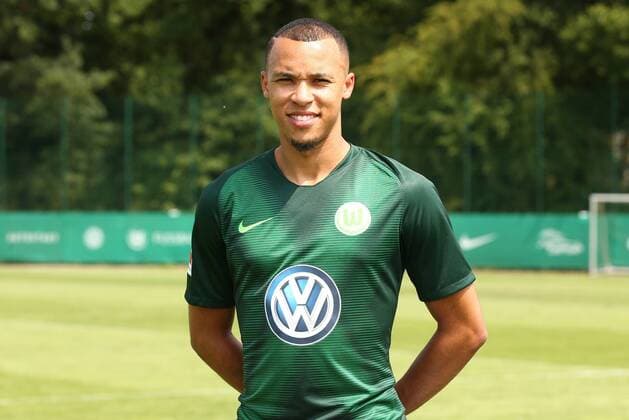 Marcel Tisserand Fußball Fussball DFL erste 1.Bundesliga Herren Saison 2018 2019 20.07.2018 VfL Wolfsburg Porträttermin , Porträt, Vorstellung, Präsentation, Pressetermin