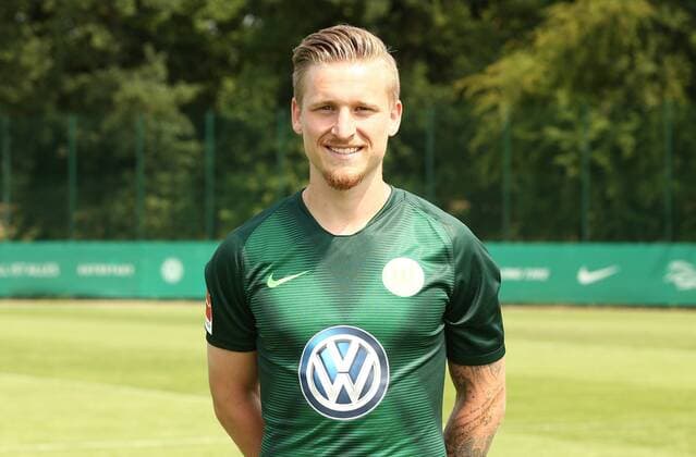 Marvin Stefaniak Fußball Fussball DFL erste 1.Bundesliga Herren Saison 2018 2019 20.07.2018 VfL Wolfsburg Porträttermin , Porträt, Vorstellung, Präsentation, Pressetermin