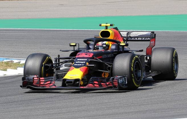 Max Verstappen, Red Bull Racing, formula 1 GP, Germany in Hockenheim, 20.07.2018 Photo:mspb Thomas Melzer Max Verstappen, formula 1 GP, Germany 2018