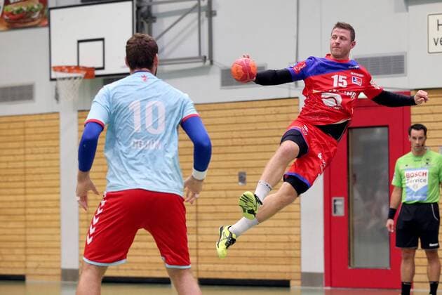 Jakov Gojun ( Fuechse Berlin ) Martin Strobel ( HBW Balingen ), HBW Balingen vs. Fuechse Berlin, Handball, Esslinger Marktplatztunier 2018, Handball, 20.07.2018, HBW Balingen vs. Fuechse Berlin, Handball, Esslinger Marktplatztunier 2018, Handball, 20.07.2018 Altach Copyright: xLangerx xEibner-Pressefotox EP_HLR