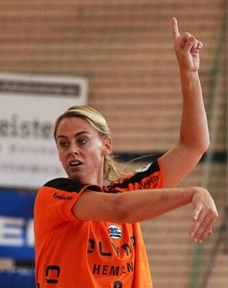 20.07.2018, Deutschland, Ludwigsburg, Handball Bundesliga Frauen Saison 2018 2019 Testspiel SG BBM Bietigheim vs. Neckarsulmer Sportunion: Maura Visser (BBM)