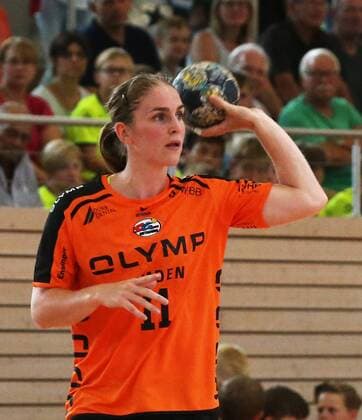 20.07.2018, Deutschland, Ludwigsburg, Handball Bundesliga Frauen Saison 2018 2019 Testspiel SG BBM Bietigheim vs. Neckarsulmer Sportunion: Laura van der Heijden (BBM)
