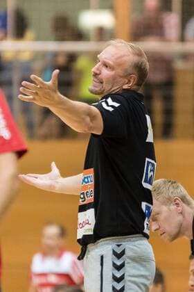 Hartmut Mayerhoffer (Frisch Auf Goeppingen Cheftrainer), FRISCH AUF! Goeppingen vs. SG BBM Bietigheim , Reichstadt-Pokal 2018, Handballl, DKB, Herren, 1.Bundesliga, Saison 18 19, GER, 20.07.2018, FRISCH AUF! Goeppingen vs. SG BBM Bietigheim , Reichstadt-Pokal 2018, Handballl, DKB, Herren, 1.Bundesliga, Saison 18 19, GER, 20.07.2018 Leinfelden-Echterdingen Copyright: xEIBNER WolfgangxFrankx EP_WFK