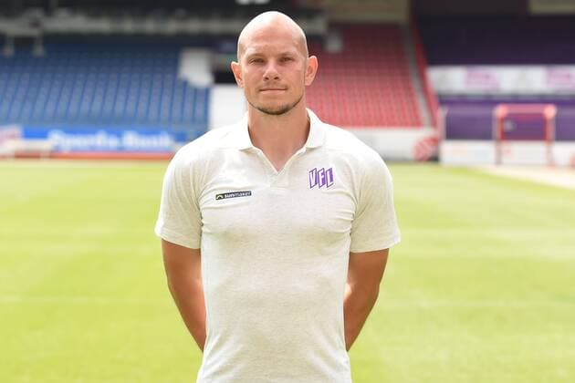 Fußball 3. Liga Porträttermin 2018 2019 VfL Osnabrück am 10.07.2018 an der Bremer Brücke in Osnabrück Athletiktrainer Patrick Jochmann (VfL Osnabrueck)