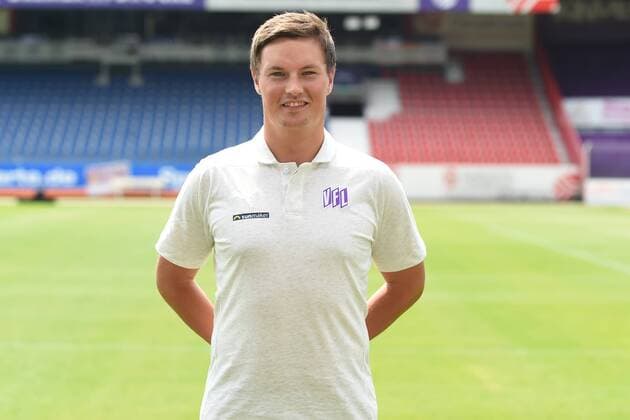 Fußball 3. Liga Porträttermin 2018 2019 VfL Osnabrück am 10.07.2018 an der Bremer Brücke in Osnabrück Co-Trainer Merlin Polzin (VfL Osnabrueck)