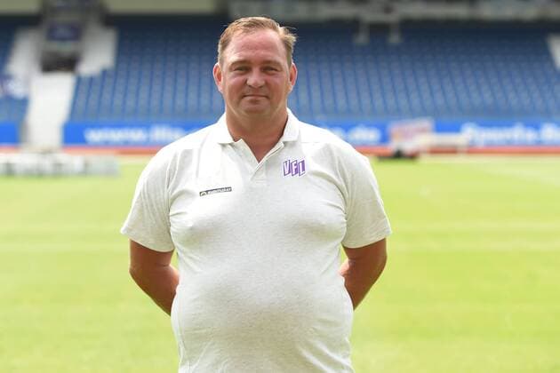 Fußball 3. Liga Porträttermin 2018 2019 VfL Osnabrück am 10.07.2018 an der Bremer Brücke in Osnabrück Zeugwart Mario Richter (VfL Osnabrueck)