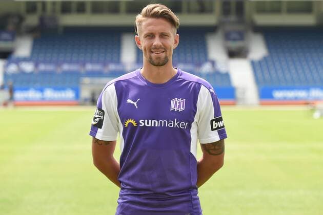 Fußball 3. Liga Porträttermin 2018 2019 VfL Osnabrück am 10.07.2018 an der Bremer Brücke in Osnabrück Alexander Dercho (VfL Osnabrueck)