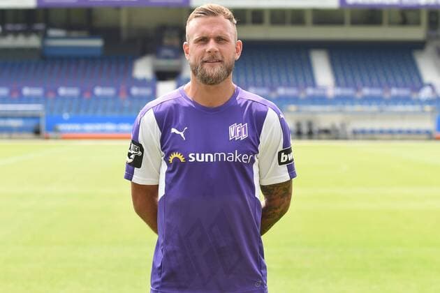 Fußball 3. Liga Porträttermin 2018 2019 VfL Osnabrück am 10.07.2018 an der Bremer Brücke in Osnabrück Felix Schiller (VfL Osnabrueck)