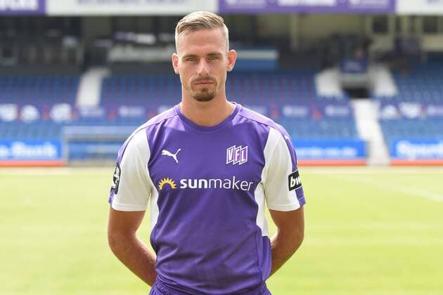 Fußball 3. Liga Porträttermin 2018 2019 VfL Osnabrück am 10.07.2018 an der Bremer Brücke in Osnabrück Maurice Trapp (VfL Osnabrueck)