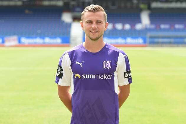 Fußball 3. Liga Porträttermin 2018 2019 VfL Osnabrück am 10.07.2018 an der Bremer Brücke in Osnabrück David Blacha (VfL Osnabrueck)