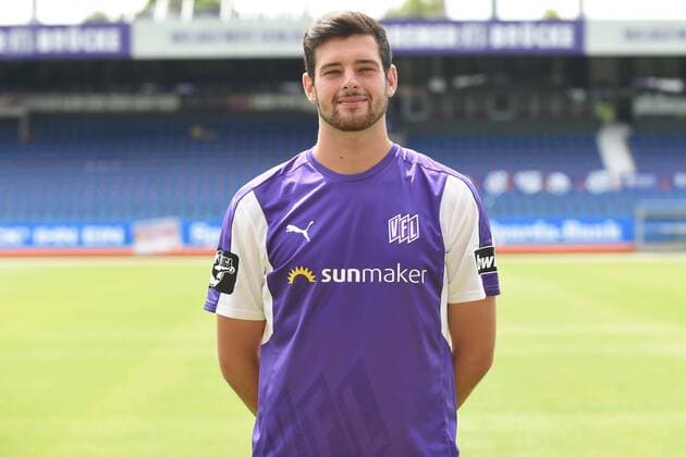 Fußball 3. Liga Porträttermin 2018 2019 VfL Osnabrück am 10.07.2018 an der Bremer Brücke in Osnabrück Luca Pfeiffer (VfL Osnabrueck)