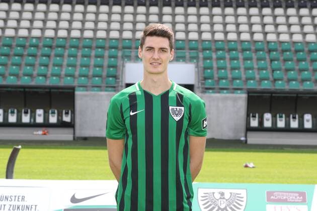 Danielo Wiebe; SC Preußen 06 Münster; 3.Liga, Porträttermin 2018 2019 Copyright: xKirchner Inderliedx