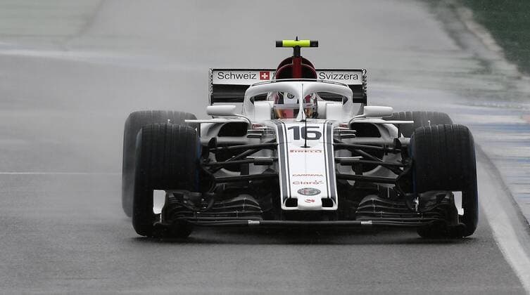 21.07.2018, xpsx, Formel 1 FIA, Grand Prix von Deutschland 3. Freies Training 2018 emspor, v.l. Charles Leclerc (Sauber - Ferrari) Hockenheim