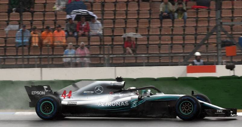 Sport Bilder des Tages 21.07.2018, xpsx, Formel 1 FIA, Grand Prix von Deutschland 3. Freies Training 2018 emspor, v.l. Lewis Hamilton (Mercedes AMG) Hockenheim