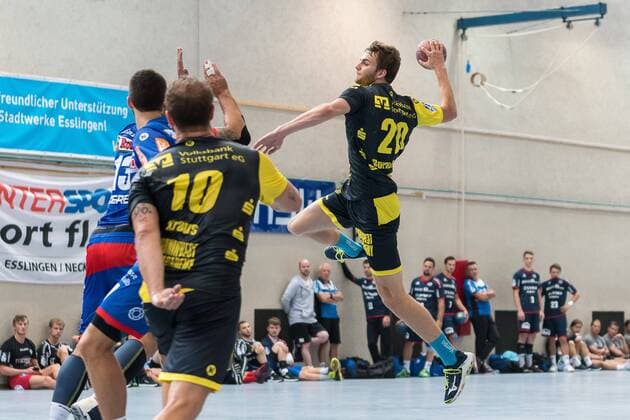Florian Burmeister (TVB Stuttgart 20), HBW Balingen Weilstetten vs. TVB 1898 Stuttgart , 53. Esslinger Marktplatzturnier, Reichstadt-Pokal 2018, Handballl, DKB, Herren, 1.Bundesliga, Saison 18 19, GER, 21.07.2018, HBW Balingen Weilstetten vs. TVB 1898 Stuttgart , 53. Esslinger Marktplatzturnier, Reichstadt-Pokal 2018, Handballl, DKB, Herren, 1.Bundesliga, Saison 18 19, GER, 21.07.2018 Esslingen Copyright: xEIBNER WolfgangxFrankx EP_WFK