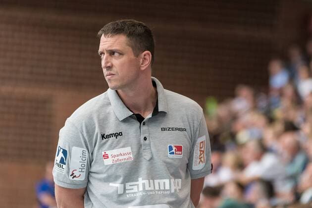 Jens Bruekle Cheftrainer Balingen, HBW Balingen Weilstetten vs. TVB 1898 Stuttgart , 53. Esslinger Marktplatzturnier, Reichstadt-Pokal 2018, Handballl, DKB, Herren, 1.Bundesliga, Saison 18 19, GER, 21.07.2018, HBW Balingen Weilstetten vs. TVB 1898 Stuttgart , 53. Esslinger Marktplatzturnier, Reichstadt-Pokal 2018, Handballl, DKB, Herren, 1.Bundesliga, Saison 18 19, GER, 21.07.2018 Esslingen Copyright: xEIBNER WolfgangxFrankx EP_WFK