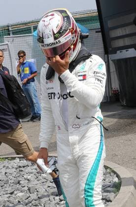 Ausfall, Lewis Hamilton; Mercedes Grand Prix, formula 1 GP, Germany in Hockenheim, 21.07.2018 Photo:mspb Thomas Melzer Ausfall, Lewis Hamilton; formula 1 GP, Germany 2018