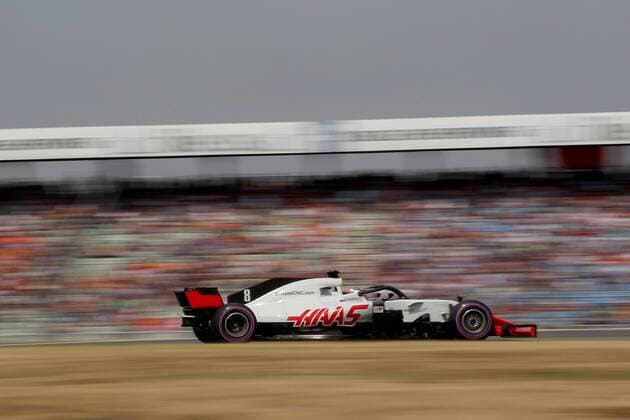 Photo4 LaPresse 21 07 2018 Hockenheimring, Germany Grand Prix Formula One Germany 2018 In the pic: Romain Grosjean (FRA) Haas F1 Team VF-18 Copyright: xPhoto4 LaPressex