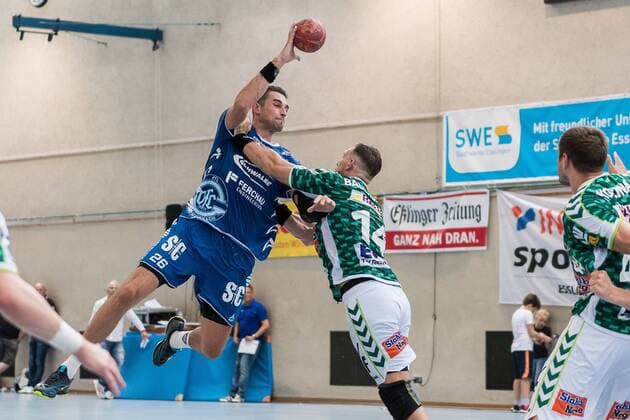Stanislav Zhukov(VfL Gummersbach 26), Jacob Bagersted (Frisch Auf Goeppingen 14), Frisch AUF! Goeppingen vs VfL Gummersbach , 53. Esslinger Marktplatzturnier, Reichstadt-Pokal 2018, Handballl, DKB, Herren, 1.Bundesliga, Saison 18 19, GER, 21.07.2018, Frisch AUF! Goeppingen vs VfL Gummersbach , 53. Esslinger Marktplatzturnier, Reichstadt-Pokal 2018, Handballl, DKB, Herren, 1.Bundesliga, Saison 18 19, GER, 21.07.2018 Esslingen Copyright: xEIBNER WolfgangxFrankx EP_WFK