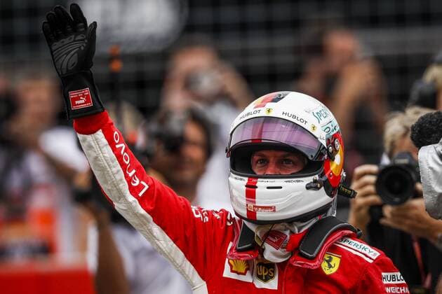 Motorsports: FIA Formula One World Championship WM Weltmeisterschaft 2018, Grand Prix of Germany, 5 Sebastian Vettel (GER, Scuderia Ferrari), Hockenheim Germany