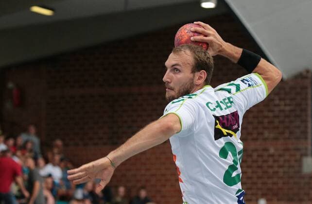 21.07.2018, Deutschland, Esslingen, Handball Marktplatzturnier Esslingen 2018: Frisch Auf! Göppingen vs. TBV Lemgo: Marcel Schiller (FAG)