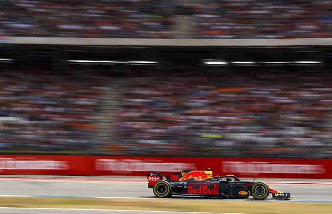 Motorsports: FIA Formula One World Championship WM Weltmeisterschaft 2018, Grand Prix of Germany, 33 Max Verstappen (NLD, Aston Martin Red Bull Racing), Hockenheim Germany