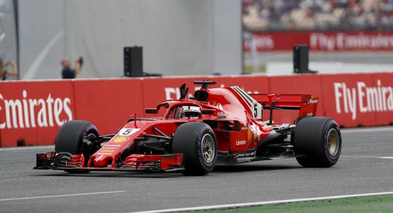 Motorsports: FIA Formula One World Championship WM Weltmeisterschaft 2018, Grand Prix of Germany, 5 Sebastian Vettel (GER, Scuderia Ferrari), Hockenheim Germany