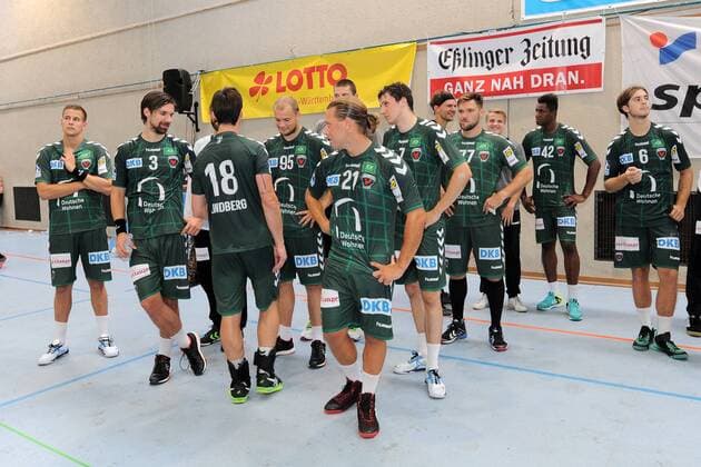die Fuechse Berlin werden 2.beim Marktplatzturnier in Esslingen Handball,Maenner,Vorbereitungsturnier,Esslinger Markplatzturniers,Finale,21.07.2018, Foto:TBaur Eibner Fuechse Berlin vs. TBV Lemgo Esslingen Copyright: xEIBNER TobiasxBaurx EP_TBR