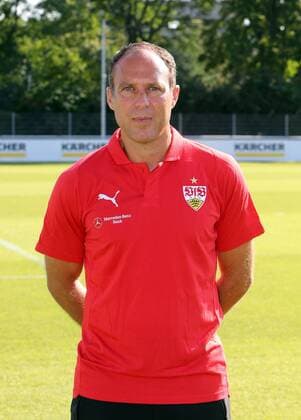 VfB Stuttgart II Fototermin Saison 2018 2019 Deutschland, Stuttgart, 19.07.2018, Fussball, Regionalliga Süd Südwest, Saison 2018 2019, VfB Stuttgart II Fototermin: Marc Kienle (Trainer).