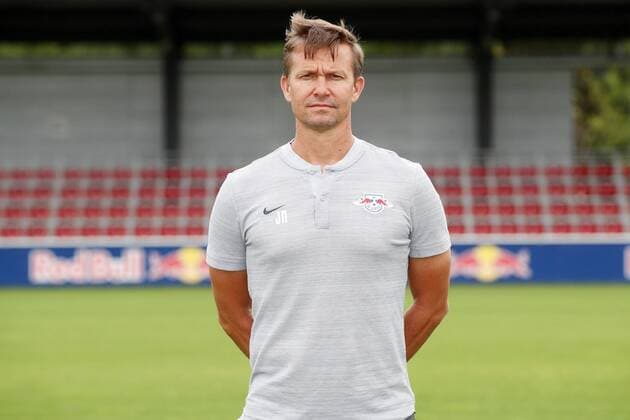 RB Leipzig Fussball Saison 2018-19 Co Trainer Jesse Marsch; RasenBallsport Leipzig , Fussball, 1. Bundesliga, Porträttermin 2018 2019 , Leipzig, 21.07.2018. ,
