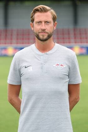 RB Leipzig Fussball Saison 2018-19 Co Trainer Lars Kornetka; RasenBallsport Leipzig , Fussball, 1. Bundesliga, Porträttermin 2018 2019 , Leipzig, 21.07.2018. ,
