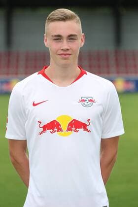 RB Leipzig Fussball Saison 2018-19 Lukas Krüger Krueger; RasenBallsport Leipzig , Fussball, 1. Bundesliga, Porträttermin 2018 2019 , Leipzig, 21.07.2018. ,