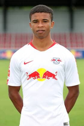 RB Leipzig Fussball Saison 2018-19 Naod Mekonnen; RasenBallsport Leipzig , Fussball, 1. Bundesliga, Porträttermin 2018 2019 , Leipzig, 21.07.2018. ,