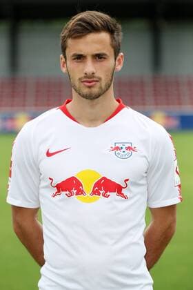 RB Leipzig Fussball Saison 2018-19 Marcello Saracchi; RasenBallsport Leipzig , Fussball, 1. Bundesliga, Porträttermin 2018 2019 , Leipzig, 21.07.2018. ,