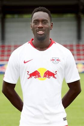 RB Leipzig Fussball Saison 2018-19 Jean-Kevin Augustin; RasenBallsport Leipzig , Fussball, 1. Bundesliga, Porträttermin 2018 2019 , Leipzig, 21.07.2018. ,