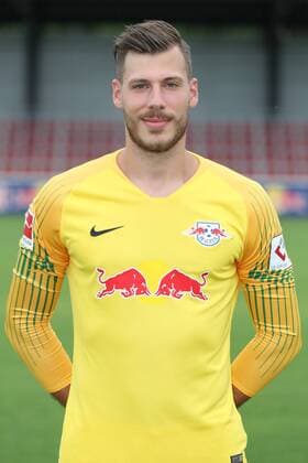 RB Leipzig Fussball Saison 2018-19 Marius Müller Mueller; RasenBallsport Leipzig , Fussball, 1. Bundesliga, Porträttermin 2018 2019 , Leipzig, 21.07.2018. ,