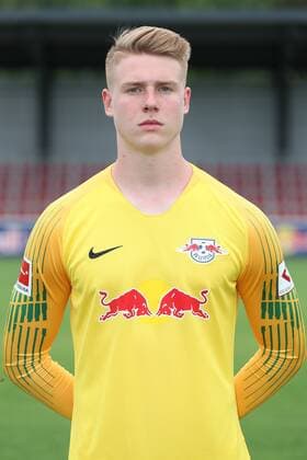 RB Leipzig Fussball Saison 2018-19 Torwart Julian Krahl; RasenBallsport Leipzig , Fussball, 1. Bundesliga, Porträttermin 2018 2019 , Leipzig, 21.07.2018. ,