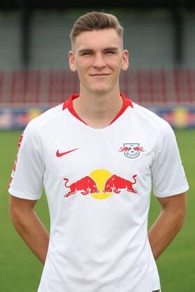 RB Leipzig Fussball Saison 2018-19 Niclas Stierlin; RasenBallsport Leipzig , Fussball, 1. Bundesliga, Porträttermin 2018 2019 , Leipzig, 21.07.2018. ,