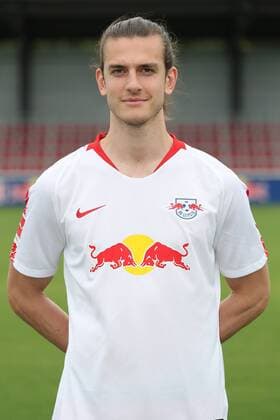 RB Leipzig Fussball Saison 2018-19 Atinc Nukan; RasenBallsport Leipzig , Fussball, 1. Bundesliga, Porträttermin 2018 2019 , Leipzig, 21.07.2018. ,