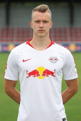 RB Leipzig Fussball Saison 2018-19 Lukas Klostermann; RasenBallsport Leipzig , Fussball, 1. Bundesliga, Porträttermin 2018 2019 , Leipzig, 21.07.2018. ,