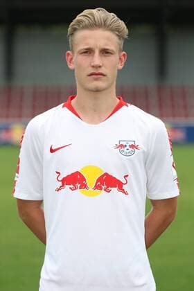 RB Leipzig Fussball Saison 2018-19 Max Winter; RasenBallsport Leipzig , Fussball, 1. Bundesliga, Porträttermin 2018 2019 , Leipzig, 21.07.2018. ,