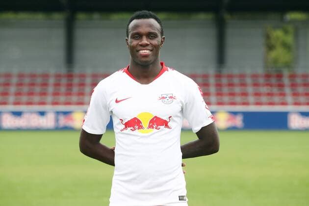 RB Leipzig Fussball Saison 2018-19 Bruma; RasenBallsport Leipzig , Fussball, 1. Bundesliga, Porträttermin 2018 2019 , Leipzig, 21.07.2018. ,