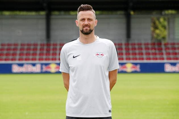 RB Leipzig Fussball Saison 2018-19 Physiotherapeut Alexander Sekora; RasenBallsport Leipzig , Fussball, 1. Bundesliga, Porträttermin 2018 2019 , Leipzig, 21.07.2018. ,