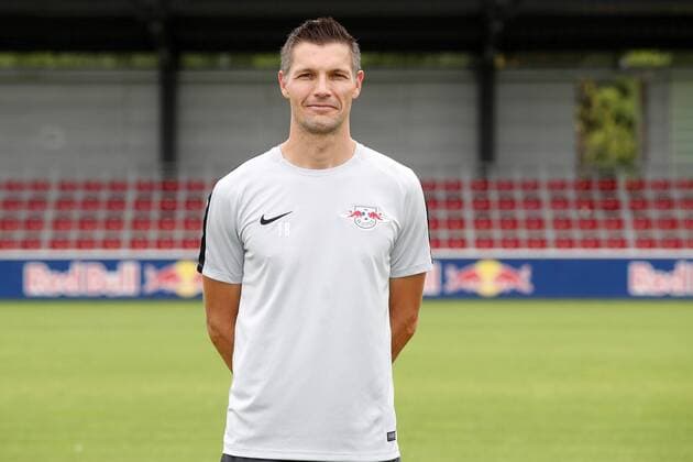 RB Leipzig Fussball Saison 2018-19 Athletiktrainer Frank Roßner Rossner; RasenBallsport Leipzig , Fussball, 1. Bundesliga, Porträttermin 2018 2019 , Leipzig, 21.07.2018. ,
