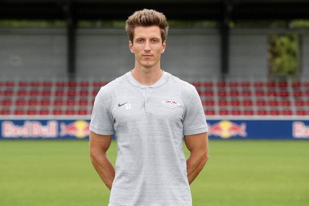 RB Leipzig Fussball Saison 2018-19 Athletiktrainer Daniel Behlau; RasenBallsport Leipzig , Fussball, 1. Bundesliga, Porträttermin 2018 2019 , Leipzig, 21.07.2018. ,