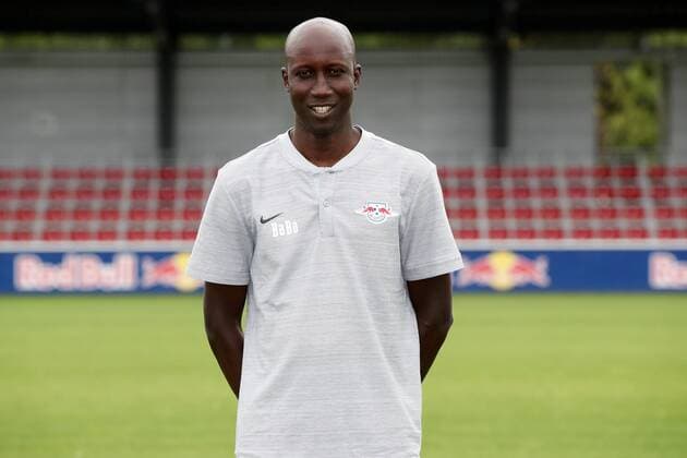 RB Leipzig Fussball Saison 2018-19 Teambetreuer Babacar N Diaye; RasenBallsport Leipzig , Fussball, 1. Bundesliga, Porträttermin 2018 2019 , Leipzig, 21.07.2018. ,