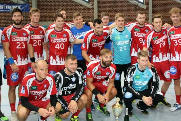 Esslingen Marktplatzturnier 2018 Deutschland, Esslingen, 21.07.2018, Handball, Esslingen Marktplatzturnier 2018: Siegermannschaft TBV Lemgo.